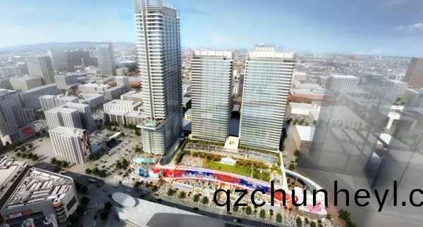 三思3500平方(fang)米戶外LED屏(ping)在美國(guo)西(xi)岸再(zai)造一箇(ge)“時(shi)