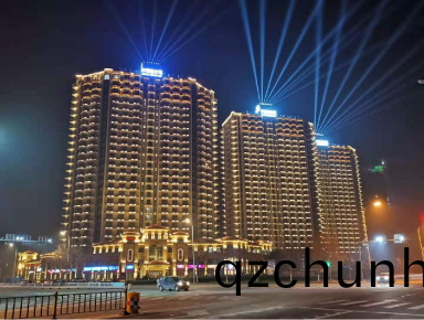 威海市華瀚(han)大(da)湖(hu)公館(guan)樓體及週邊景(jing)觀(guan)亮(liang)化工(gong)程(cheng)